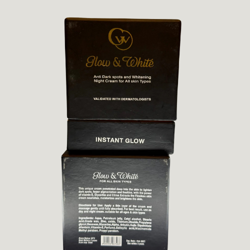 white retinol night cream glow