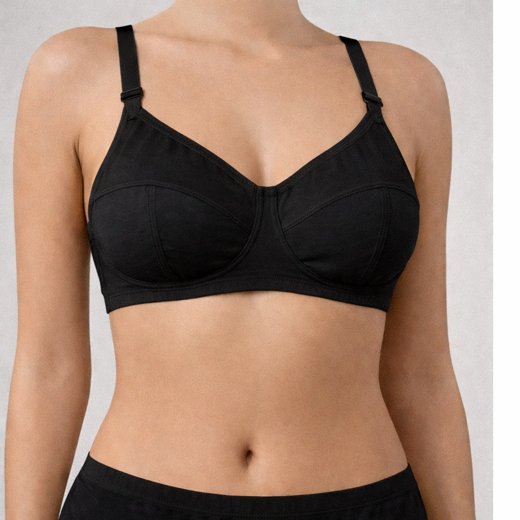 Breathable cross Cotton Bra